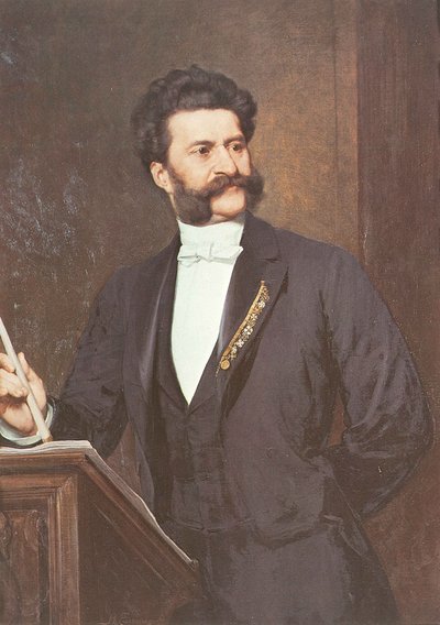Johann Strauss II by August Eisenmenger